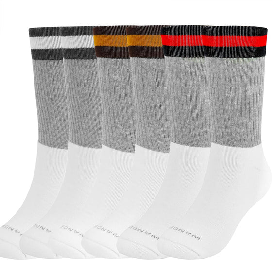 MEN'S CUSHION CREW SOCKS 6PACK - Wander Group
