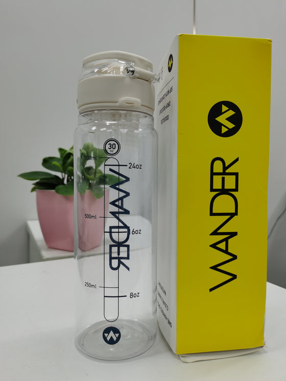 WANDER Sport Water Bottle Leak Proof Gym Bottle with Fruit Strainer 30oz BPA Free for Fitness Sports & Outdoors - Wander Group