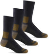 Merino Wool Socks Mens Cushioned Crew Socks 3 Pack - Wander Group