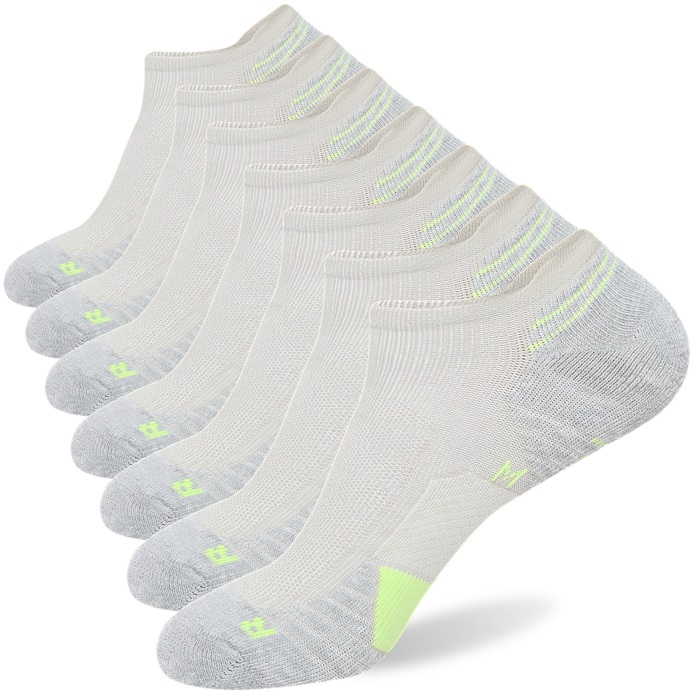 thumbnail image 2 of Socks Womens 4-7 6 Pairs Women's No-Show Socks - Low Cut Breathable Cotton Ankle Socks For Running & Casual Wear Trainer Socks For Women 2 of 13