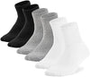 WOMEN'S ANKLE ATHLETIC SOCKS CUSHIONED 6PACK - Wander Group