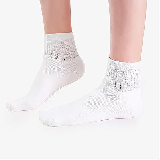 WOMEN'S ANKLE ATHLETIC SOCKS CUSHIONED 6PACK - Wander Group