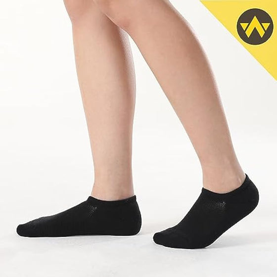No Show Socks Women Cushion Cotton Socks 6 Pack - Wander Group