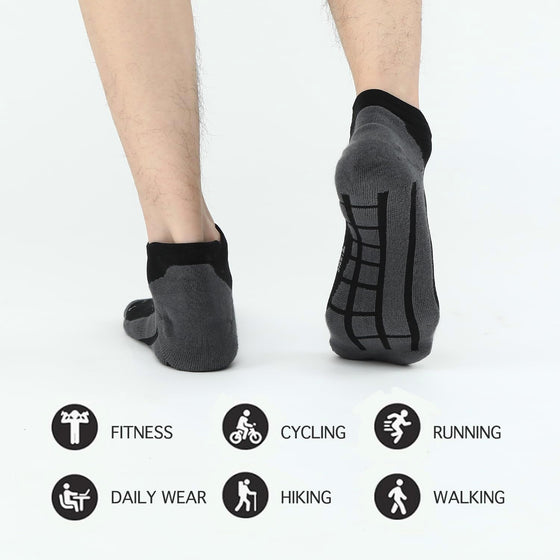 MENS ANKLE ATHLETIC RUNNING SOCKS 7 PACK