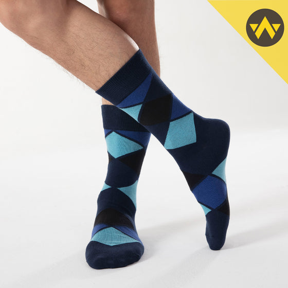 MEN'S DRESS SOCKS NOVELTY SOCKS ASSORTED PATTERN 8PACK - Wander Group