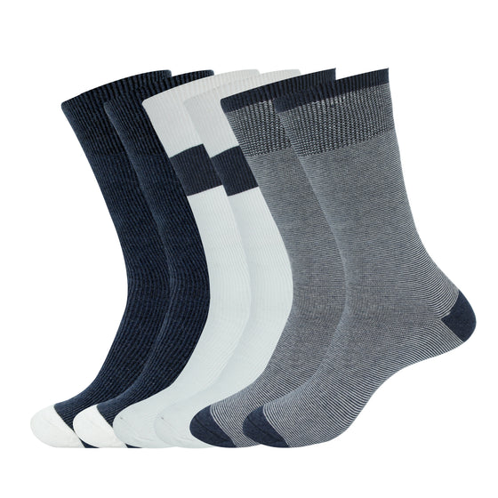 MEN'S PATTERNED DRESS SOCKS 6PACK - Wander Group