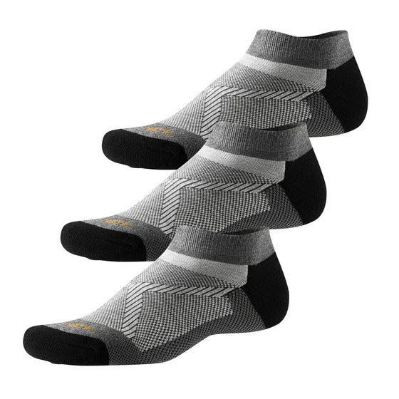 MERINO WOOL CUSHIONED RUNNING ANKLE SOCKS 3PACK