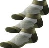 MERINO WOOL CUSHIONED RUNNING ANKLE SOCKS 3PACK