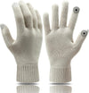 GLOVES FOR MEN WOMENS LIGHTWEIGHT MERINO WOOL TOUCHSCREEN THERMAL KNIT RUNNING WINTER GLOVE - Wander Group