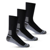 MERINO WOOL SOCKS MENS CUSHIONED CREW SOCKS 3 PACK