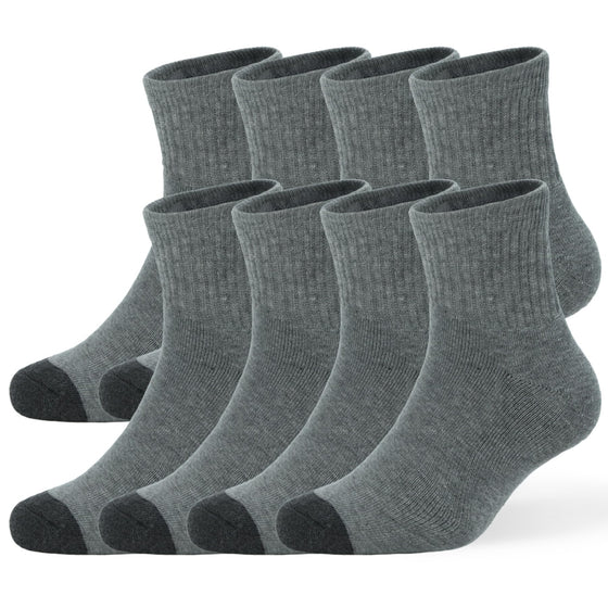 MEN'S CUSHIONED ANKLE SOCKS 8 PACK
