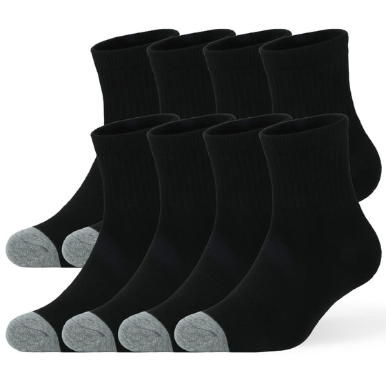 MEN'S CUSHIONED ANKLE SOCKS 8 PACK