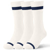 WANDER CLASSIC RETRO STRIPE CALF SOCKS FOR MEN AND WOMEN 3 PACK
