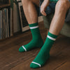 WANDER CLASSIC RETRO STRIPE CALF SOCKS FOR MEN AND WOMEN 3 PACK