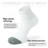 MEN'S CUSHIONED ANKLE SOCKS 8 PACK