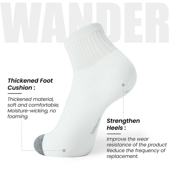 MEN'S CUSHIONED ANKLE SOCKS 8 PACK