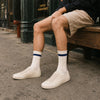 WANDER CLASSIC RETRO STRIPE CALF SOCKS FOR MEN AND WOMEN 3 PACK