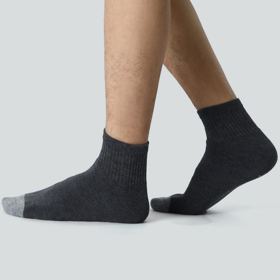 MEN'S CUSHIONED ANKLE SOCKS 8 PACK