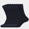 MEN'S  SOLID DRESS SOCKS 8PACK - Wander Group